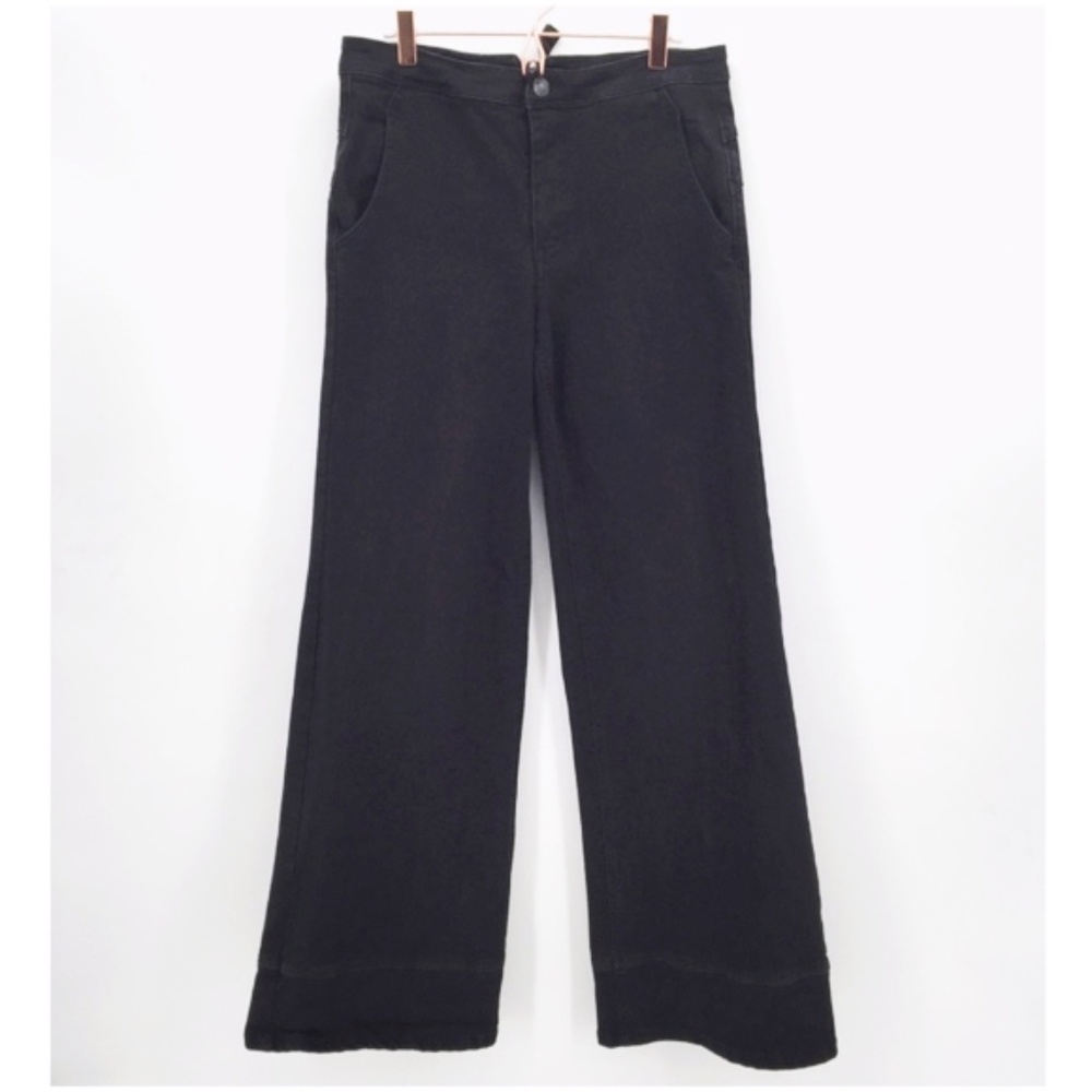 Free People Bewick Bell Bottom Jeans in Black